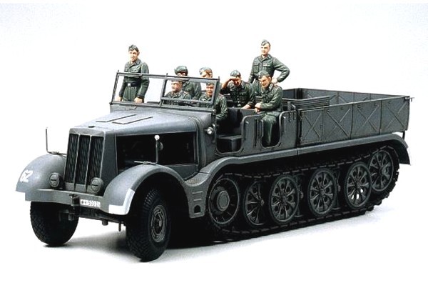 Schwerer Zugkraftwagen 18t Sd.Kfz.9 "FAMO" + bêche – Image 3