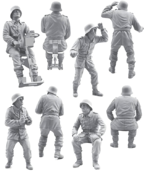 2cm Flakvierling 38 Late Production w/Crew – Image 3