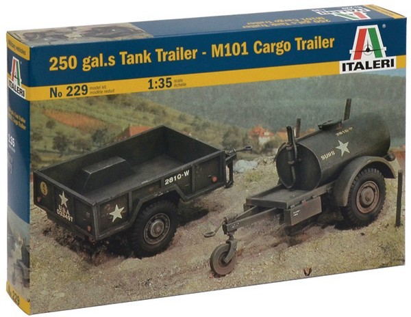 250 gal.s Tank Trailer - M101 Cargo Trailer