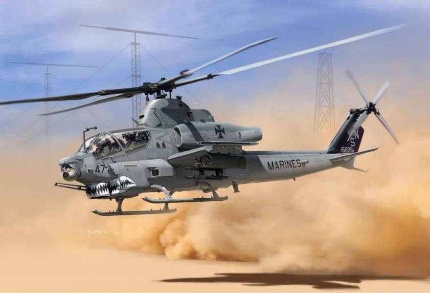 USMC UH-12 Shark Mouth – Image 2