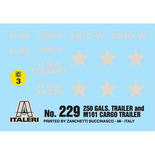 250 gal.s Tank Trailer - M101 Cargo Trailer – Image 5