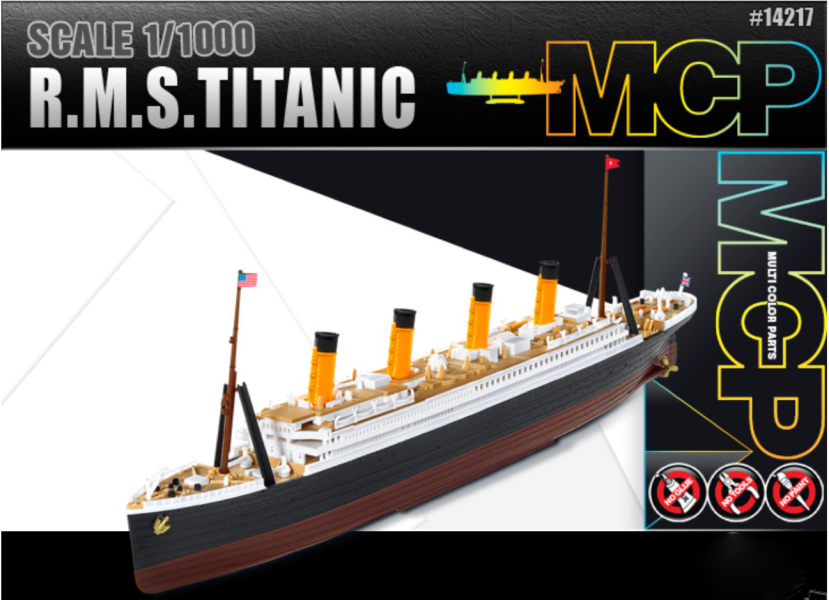 RMS Titanic MCP Multi Color Parts