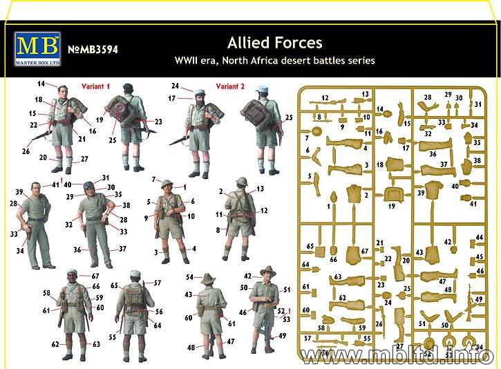 ALLIED FORCES WWII era North Africa desert battles series – Image 8