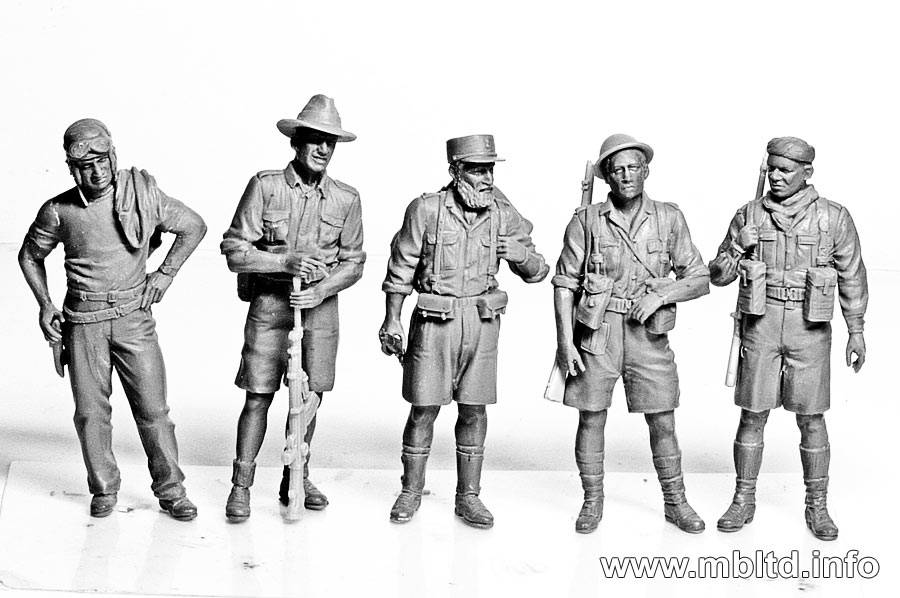 ALLIED FORCES WWII era North Africa desert battles series – Image 9