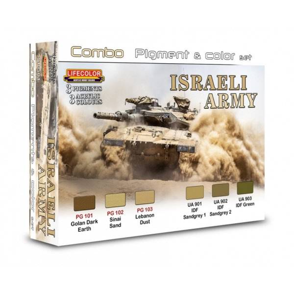 Combo Pigment @ Color Israeli Army-6X22 ml