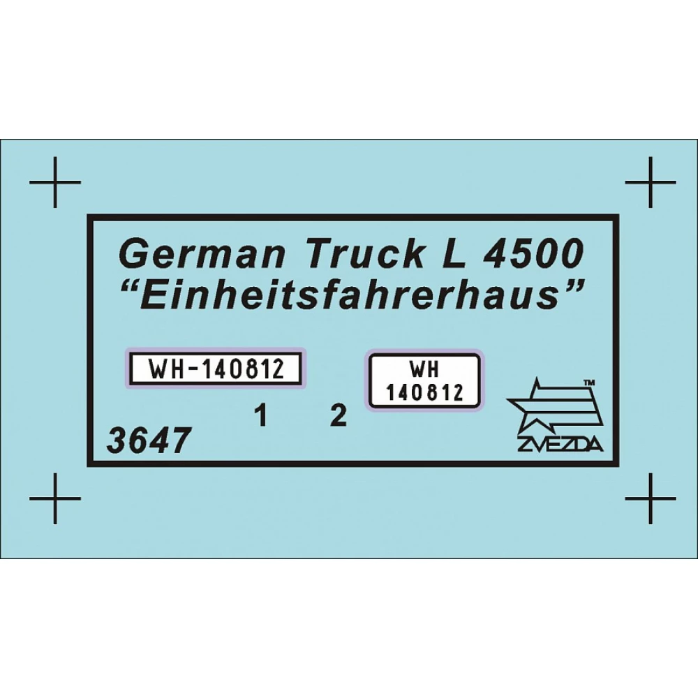 GERMAN HEAVY TRUCK L 4500 EINHEITSFAHRERHAUS – Image 2