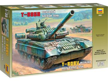 T-80 BV Main Battle Tank soviétique with ERA Russian