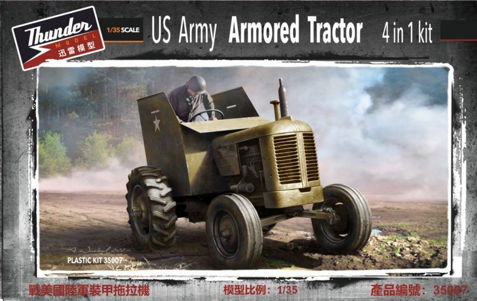 US Army Armored Tractor 4 in 1 kit