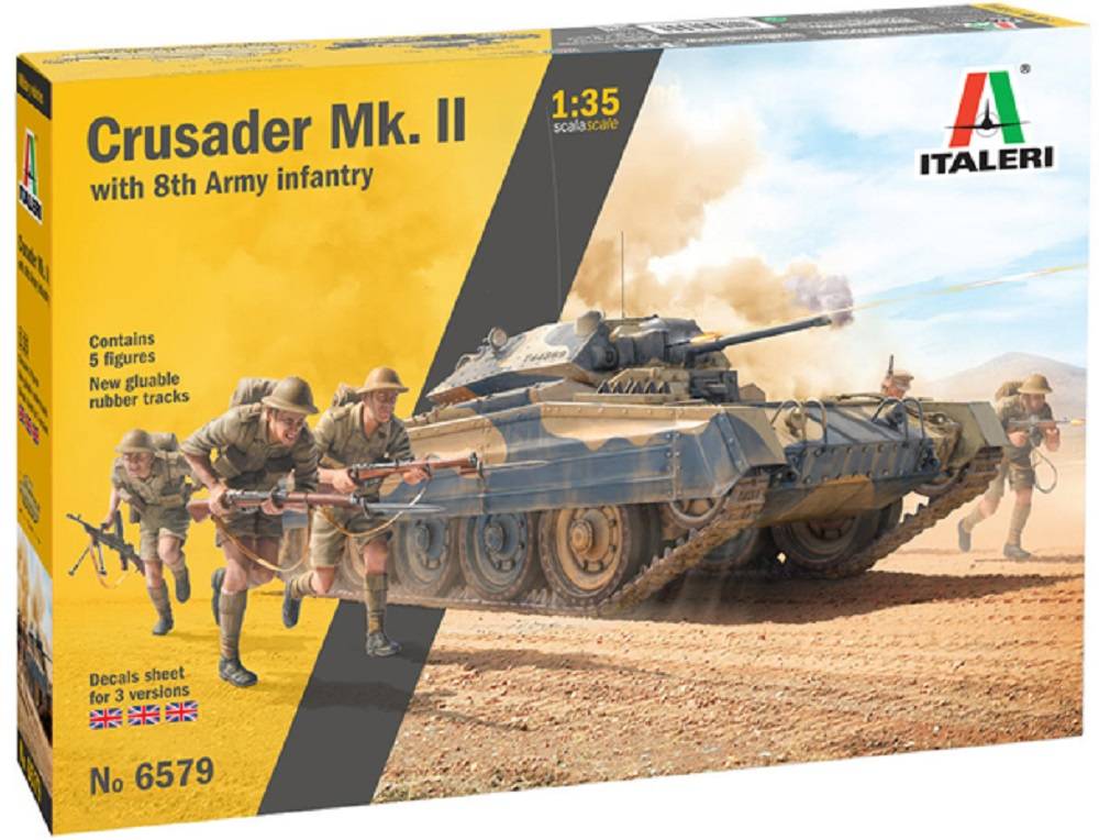 Crusader II with 8th Army Infantry