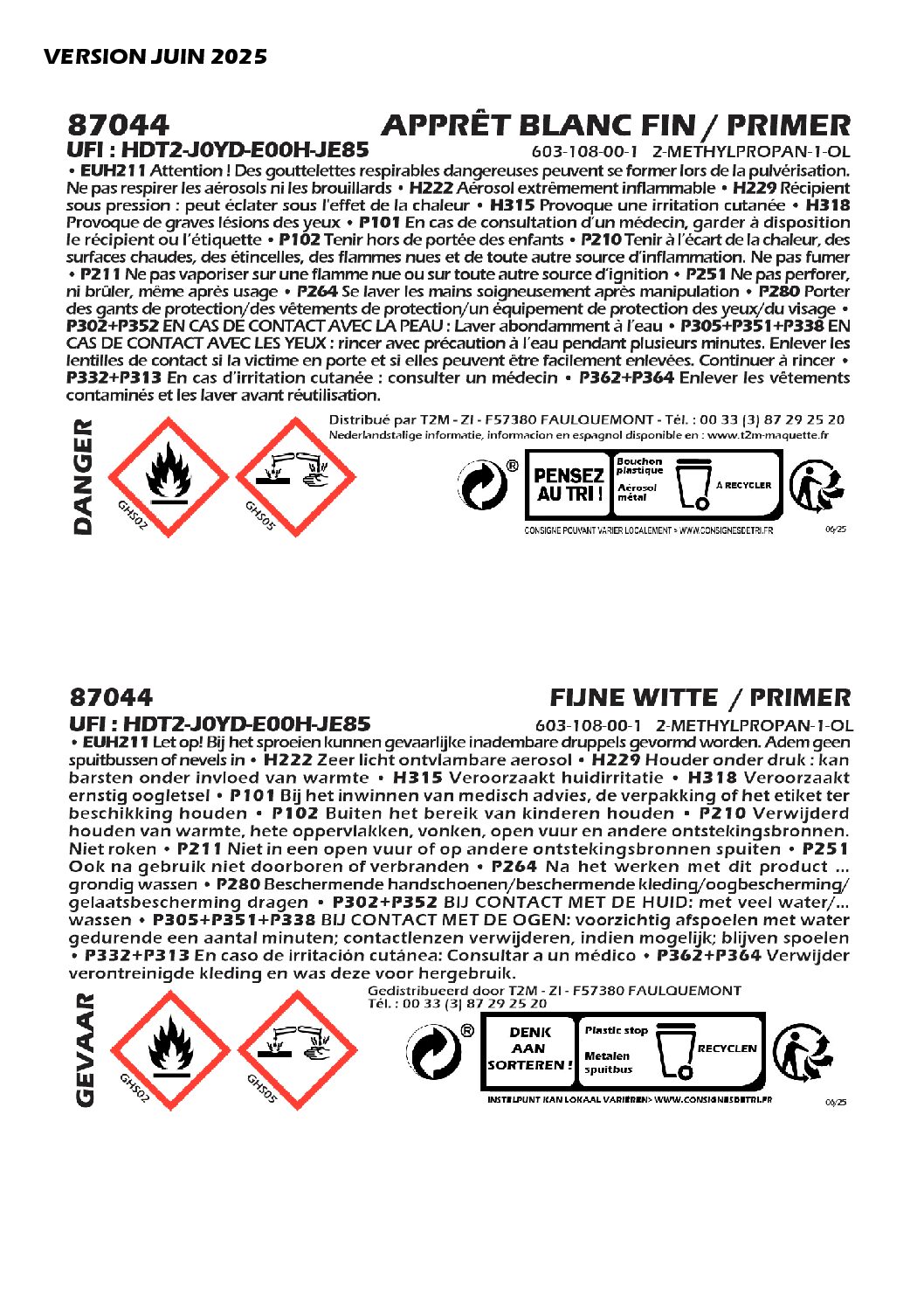 TAMIYA Fine Surface Primer L blanc 180ml – Image 3