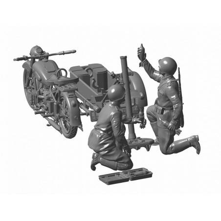 Moto soviétique M-72 avec mortier – Image 4