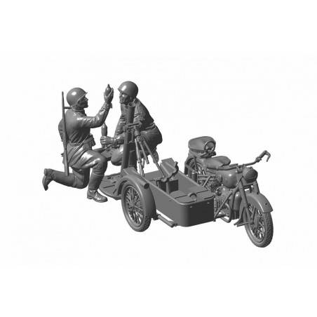 Moto soviétique M-72 avec mortier – Image 5