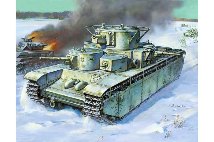 Char Soviet Heavy Tank T-35 – Image 4