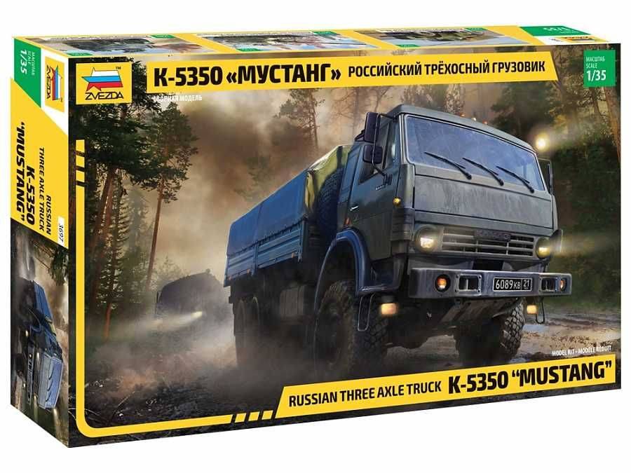 Camion russe three axle truck K-5350 "MUSTANG"