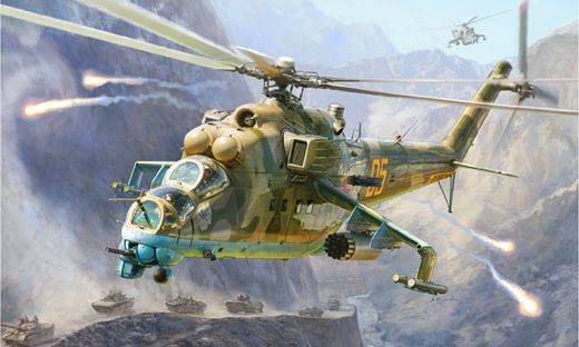 Hélicoptère Sovietique MI-24V/VP – Image 3