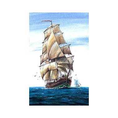 Maquette navire Voilier Brigantine Anglaise – Image 2