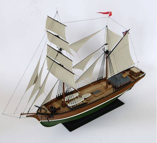 Maquette navire Voilier Brigantine Anglaise – Image 4