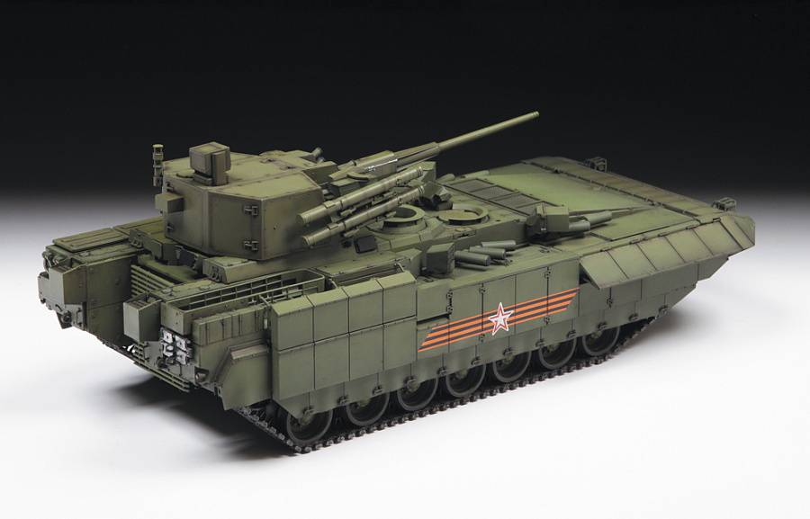 Char russe avec un canon de 57 mm et un "ATAKA" sur des missiles TBMP T-15 "ARMATA" – Image 3