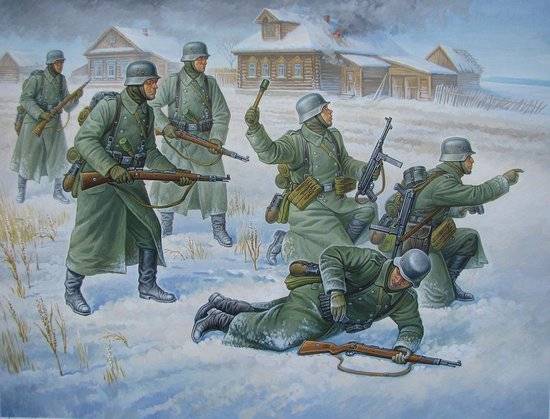 Infanterie allemande (uniforme d'hiver) German Panzergrenadiers 1939 -1945 – Image 2