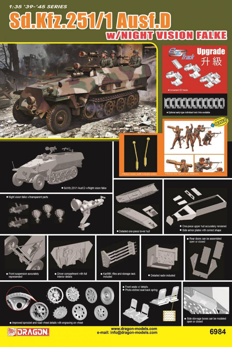 Sd.Kfz.251/1 Ausf.D w/Night Vision Falke – Image 2