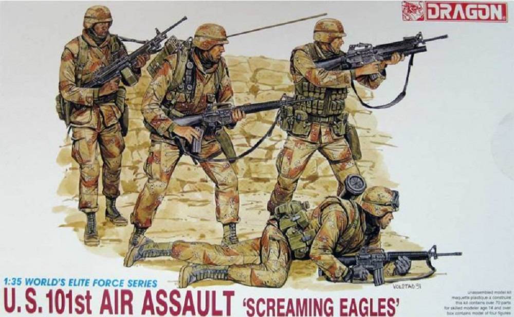 U.S. 101st Air Assault 'Screaming Eagles'