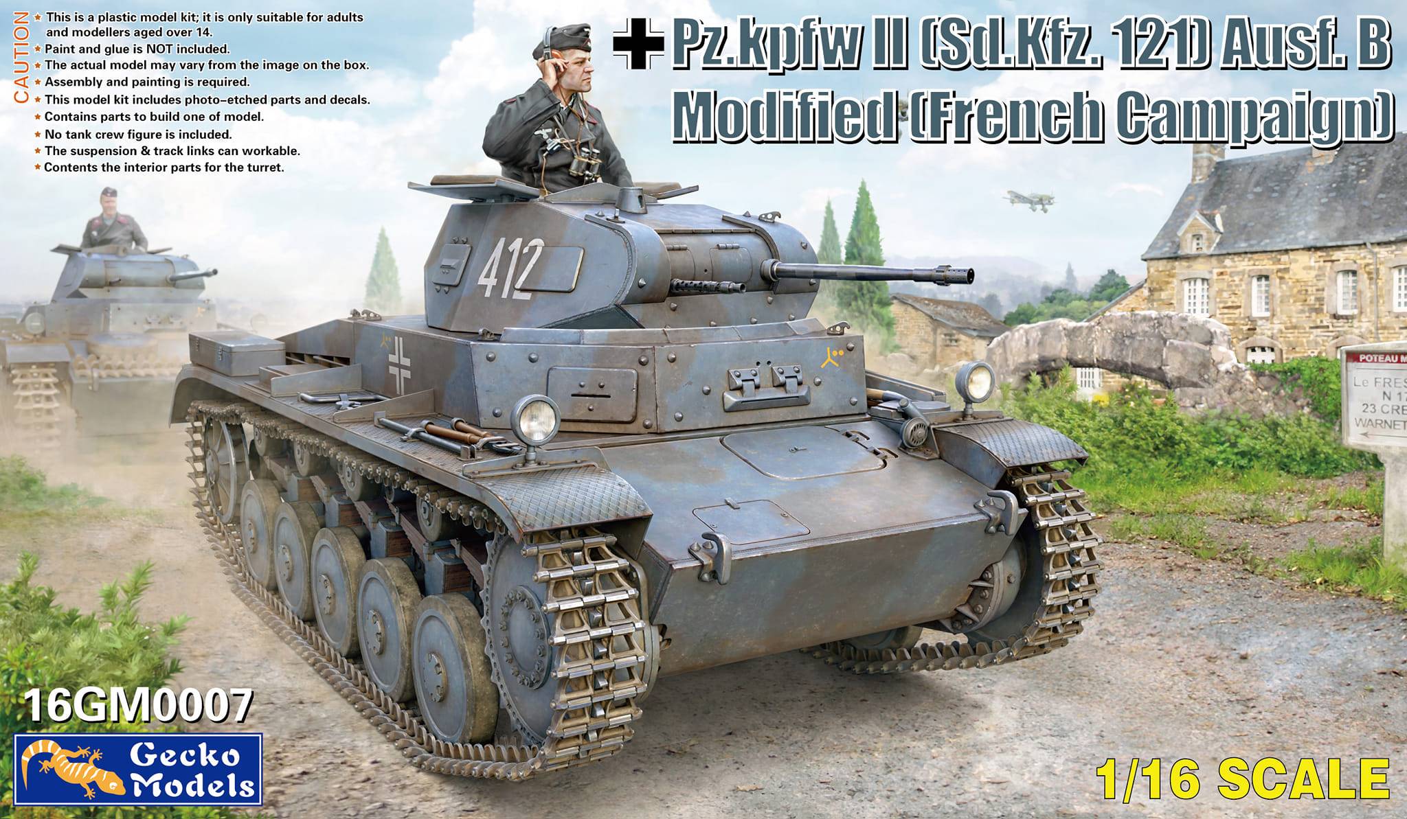 Pz.Kpfw. II (Sd.Kfz.121) Ausf.B Modified (French Campaign)