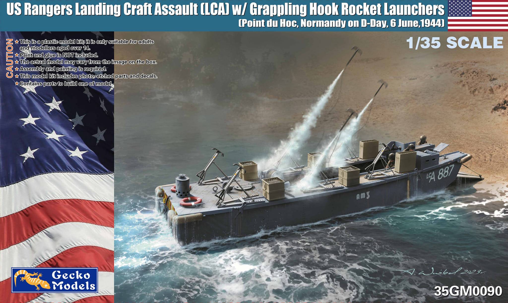 Rangers Landing Craft Assault (LCA) w/Grappling Hook Rocket Launchers