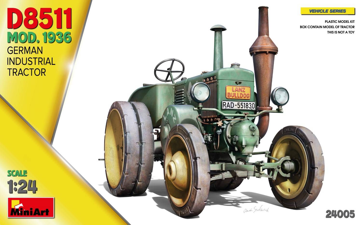TRACTEUR INDUSTRIEL ALLEMAND D8511 MOD. 1936