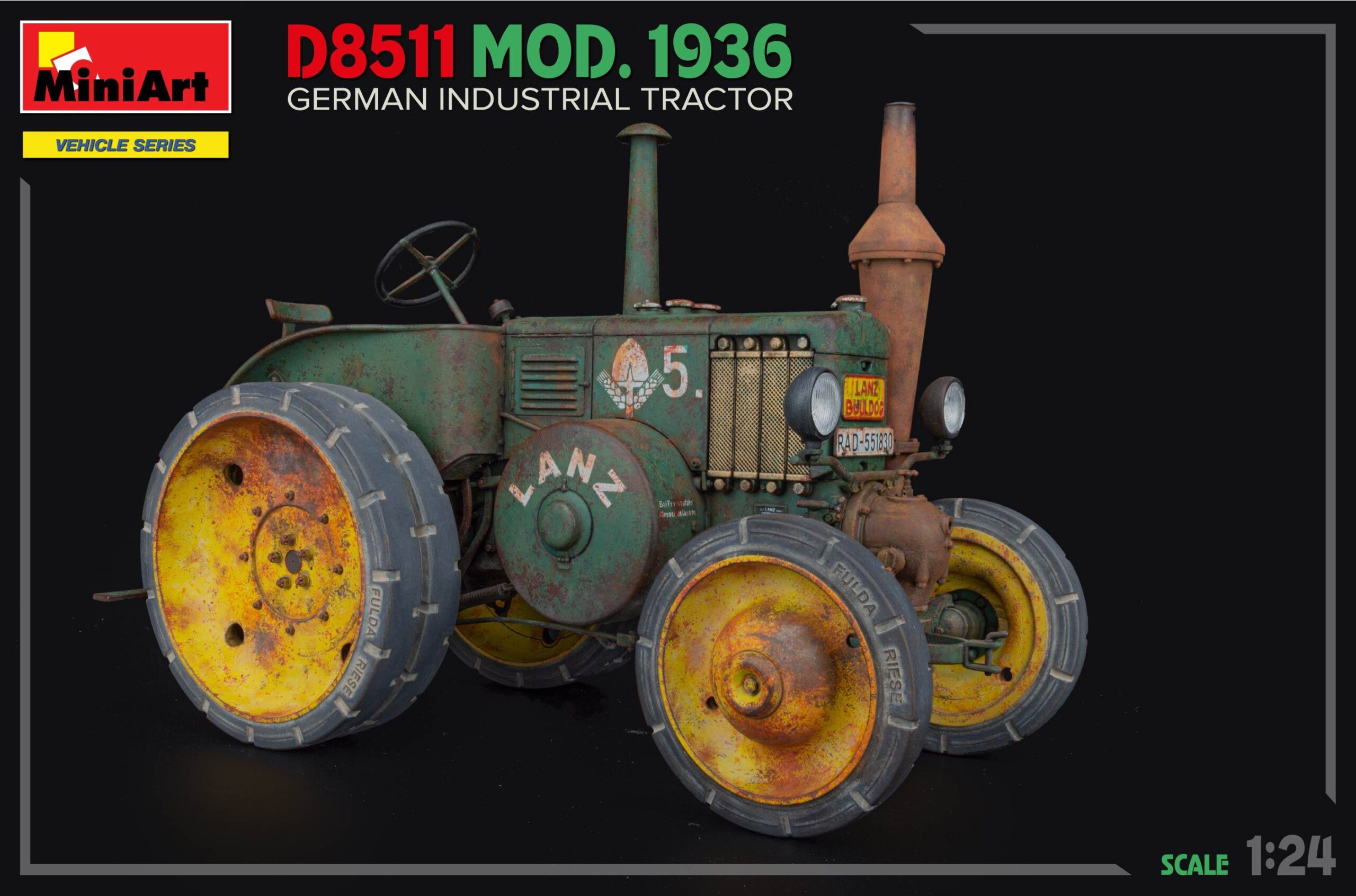 TRACTEUR INDUSTRIEL ALLEMAND D8511 MOD. 1936 – Image 4