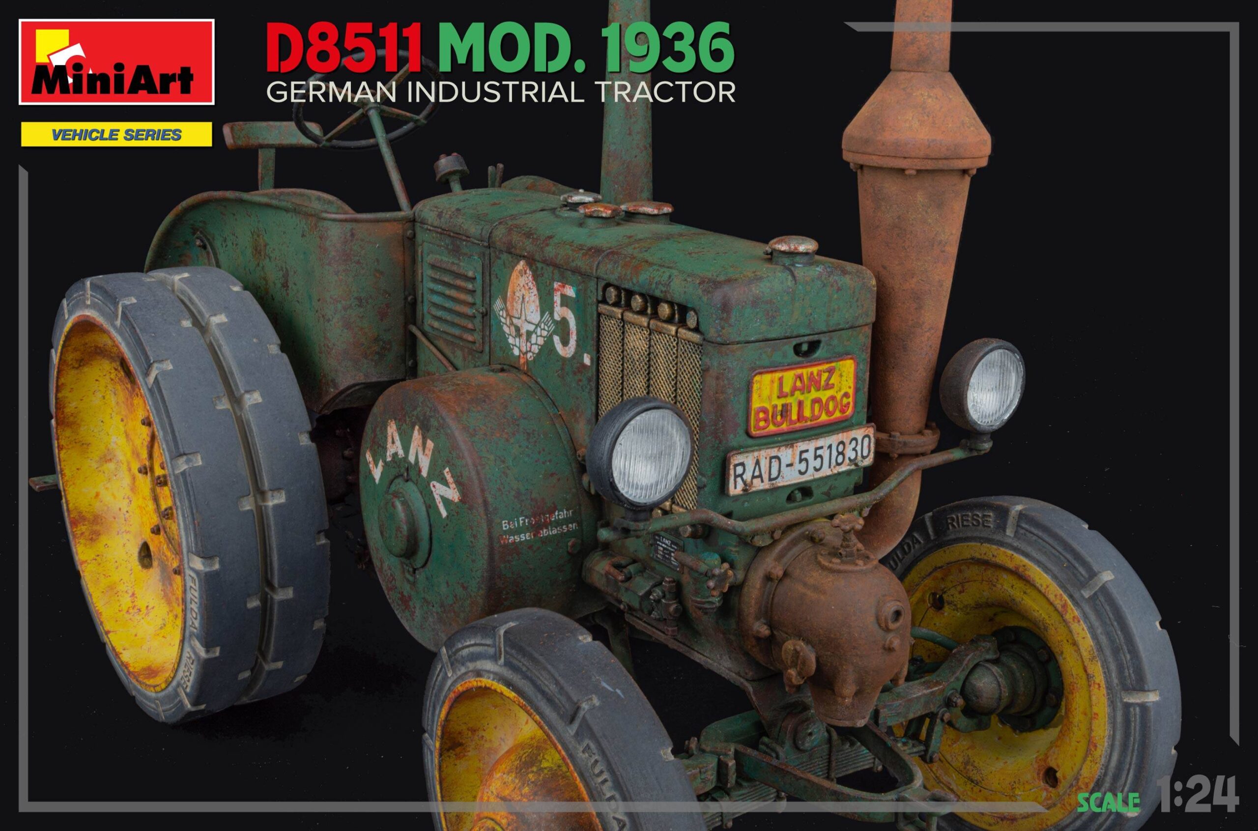 TRACTEUR INDUSTRIEL ALLEMAND D8511 MOD. 1936 – Image 8