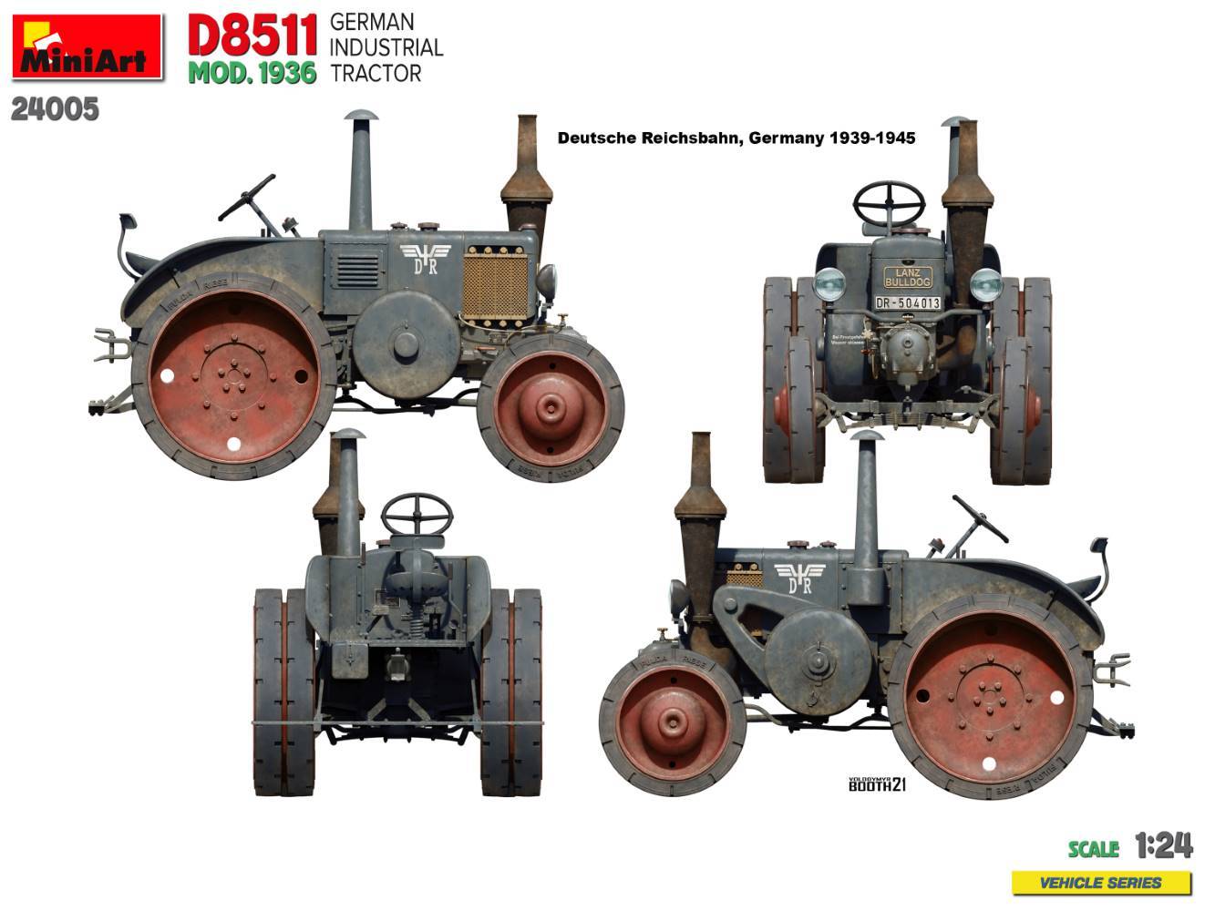 TRACTEUR INDUSTRIEL ALLEMAND D8511 MOD. 1936 – Image 9