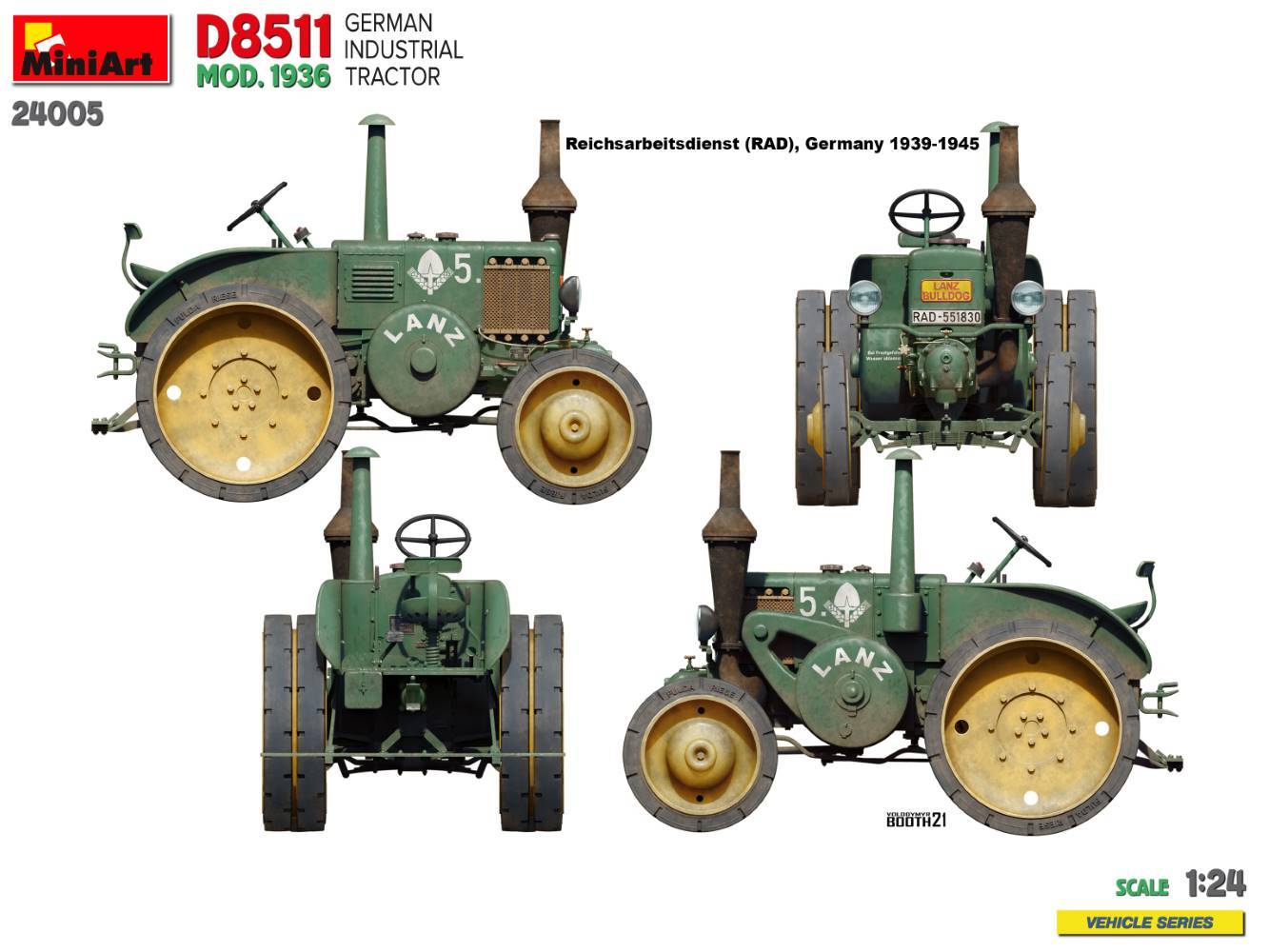 TRACTEUR INDUSTRIEL ALLEMAND D8511 MOD. 1936 – Image 11