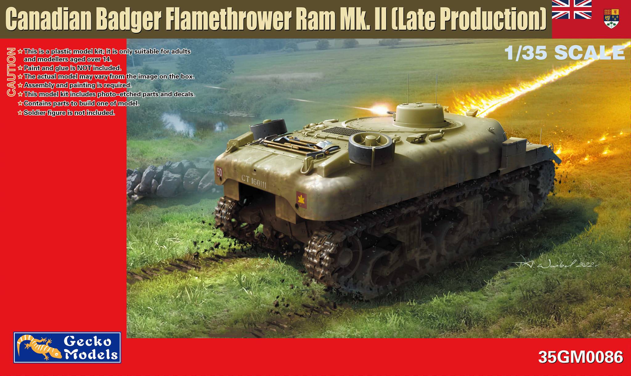 Badger Canadien Ram Mk. II Lance-flammes Mk. II (production tardive)