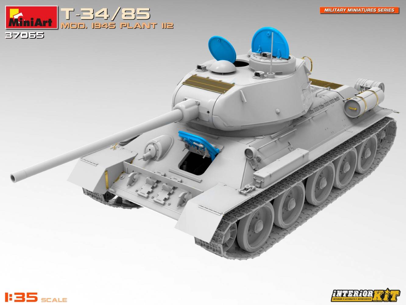 T-34/85 MOD. 1945. USINE 112. KIT INTÉRIEUR – Image 5
