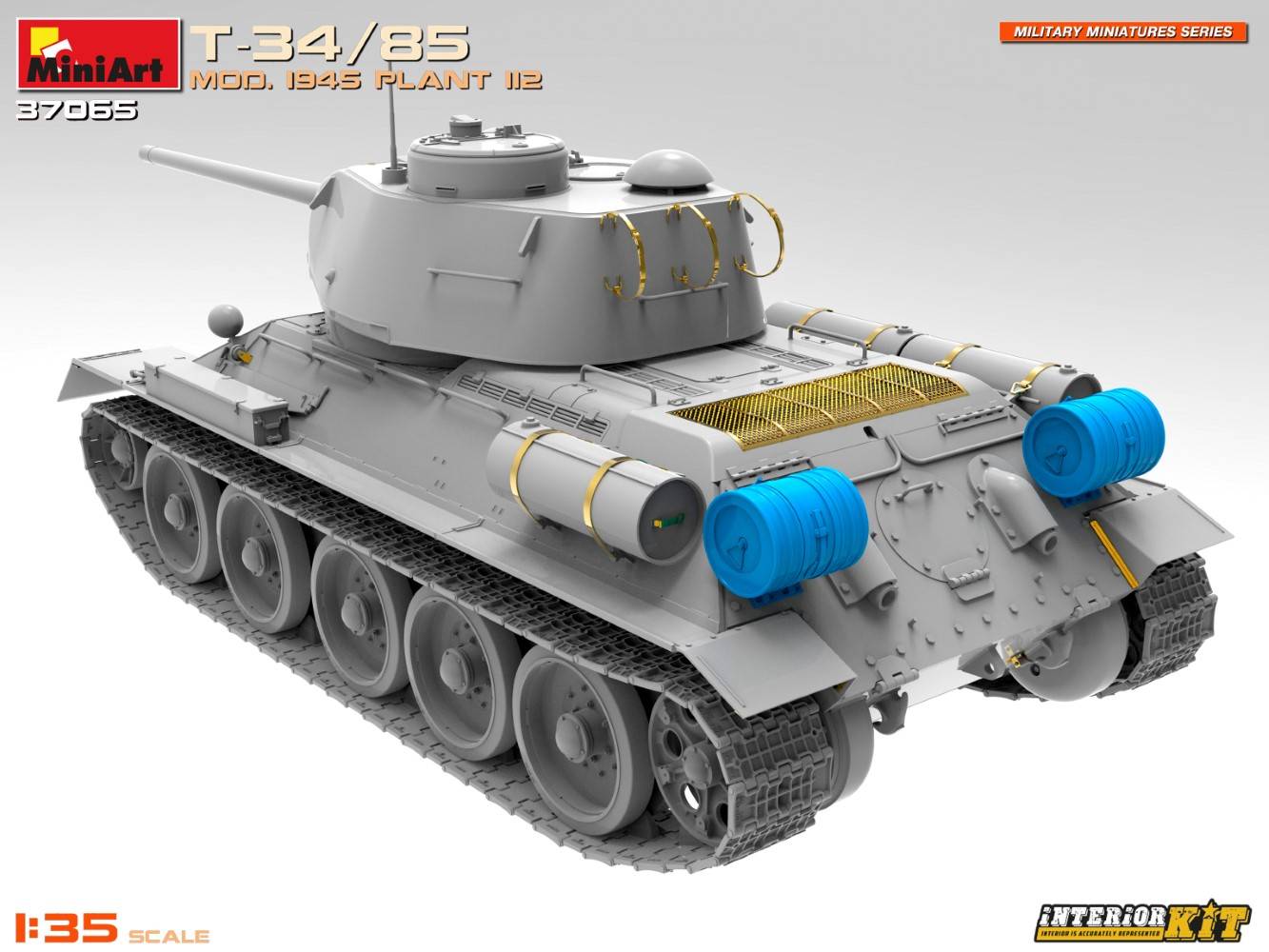 T-34/85 MOD. 1945. USINE 112. KIT INTÉRIEUR – Image 6