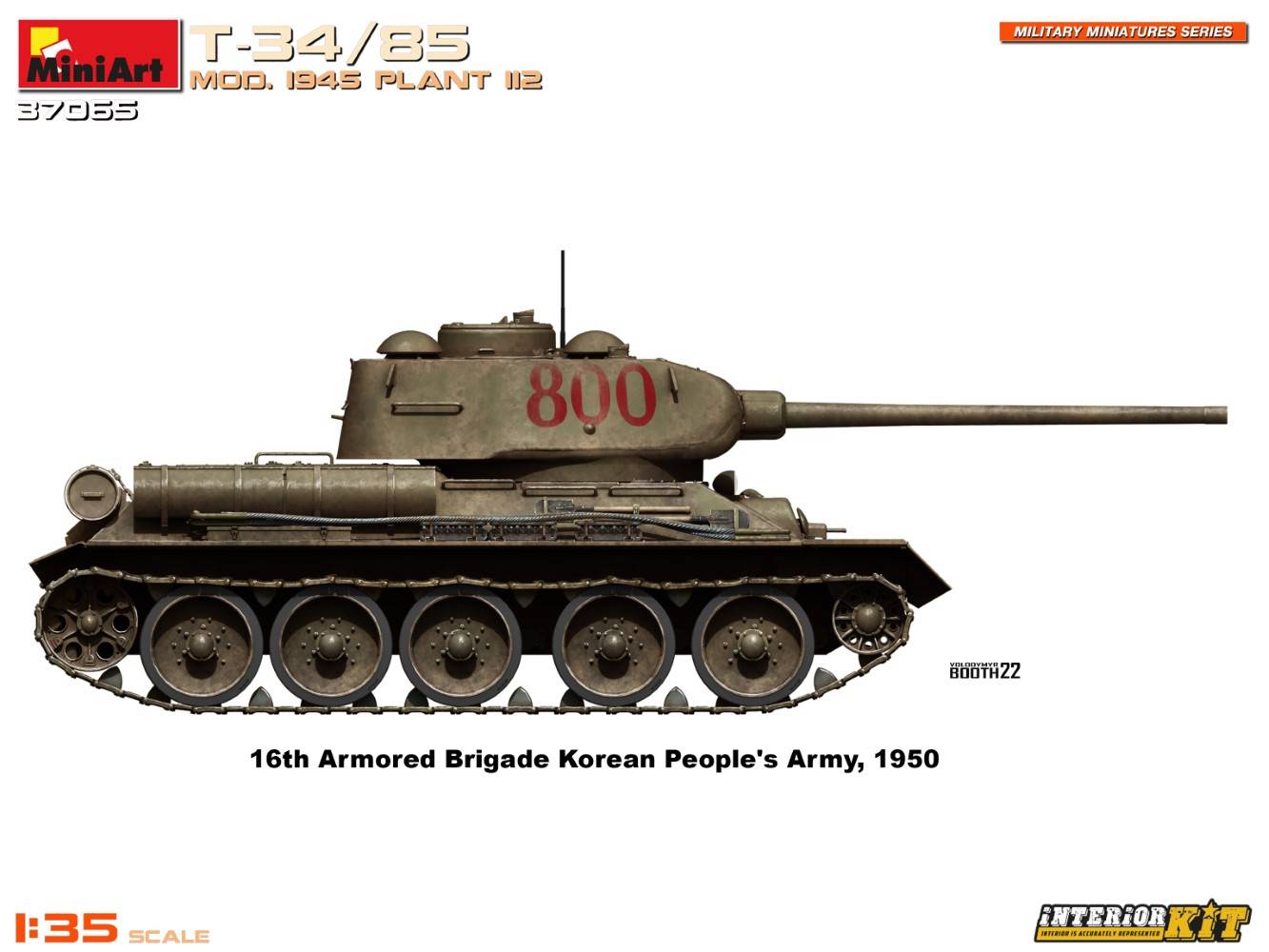 T-34/85 MOD. 1945. USINE 112. KIT INTÉRIEUR – Image 13