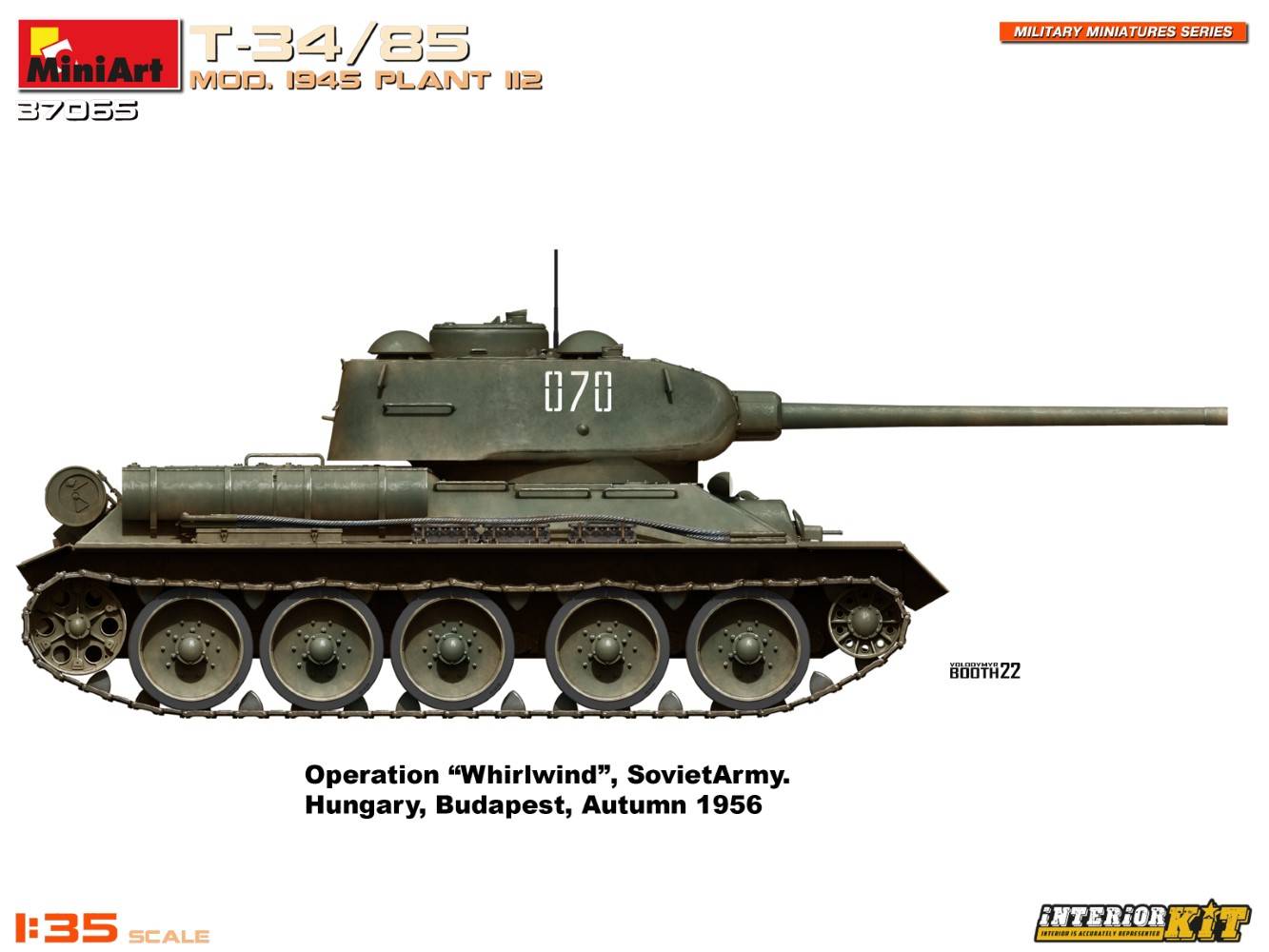 T-34/85 MOD. 1945. USINE 112. KIT INTÉRIEUR – Image 17