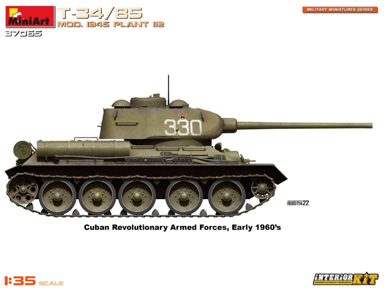 T-34/85 MOD. 1945. USINE 112. KIT INTÉRIEUR – Image 18
