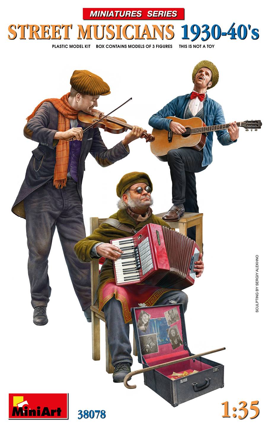 MUSICIENS DE RUE DES ANNÉES 30-40