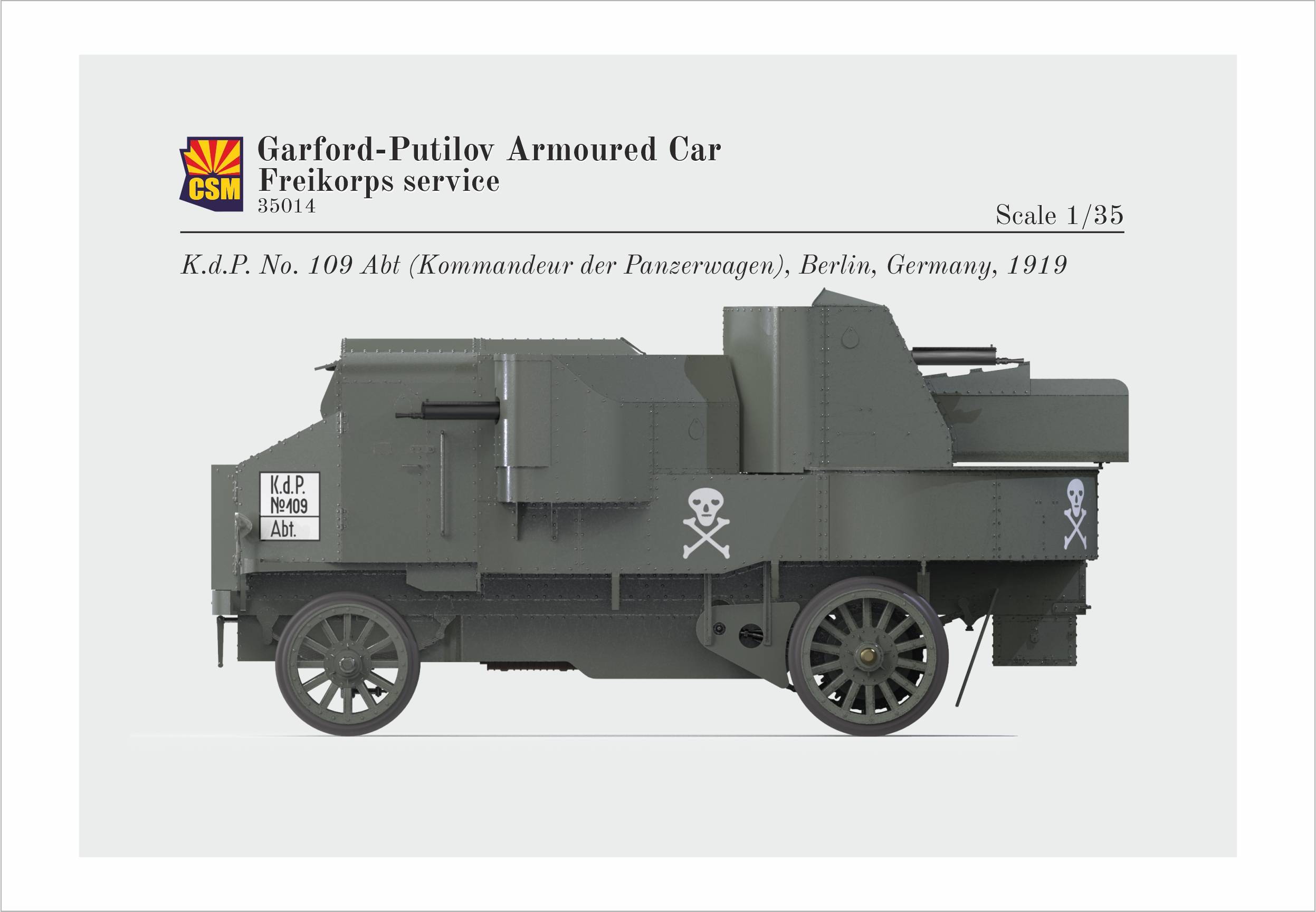Garford-Putilov Armoured Car Freikorps Service – Image 2