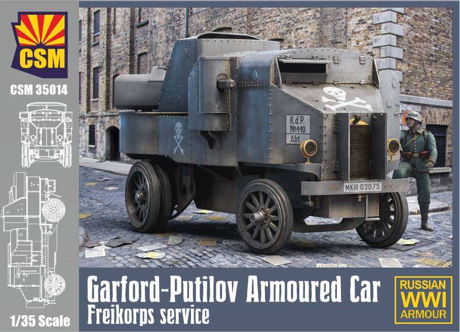 Garford-Putilov Armoured Car Freikorps Service