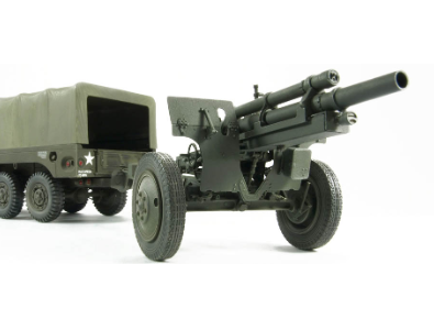 Obusier américain M2A1 de 105 mm et chariot M2 – Image 2