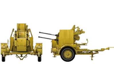 Canon 2cm Flakvierling 38 With Tow Trailer – Image 2