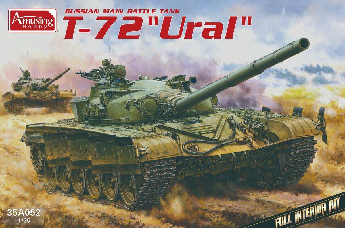 Char de combat principal russe T-72 "Ural" Kit intérieur complet