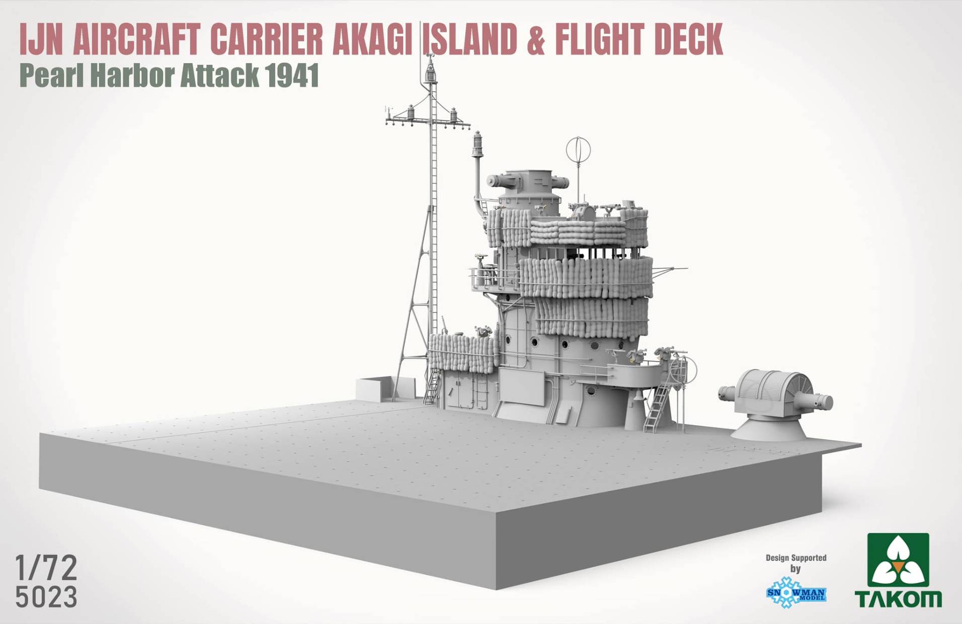 IJN Porte-avions Akagi - Île et poste de pilotage, attaque de Pearl Harbor 1941 – Image 2