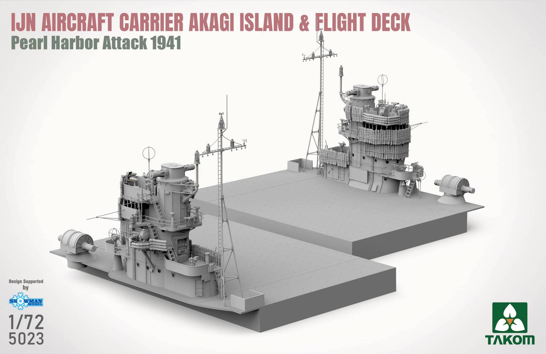 IJN Porte-avions Akagi - Île et poste de pilotage, attaque de Pearl Harbor 1941 – Image 3