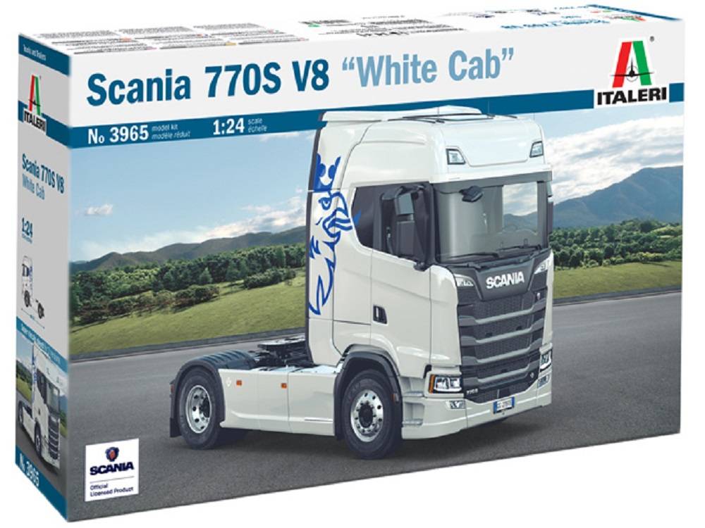 Scania 770S V8 White Cab