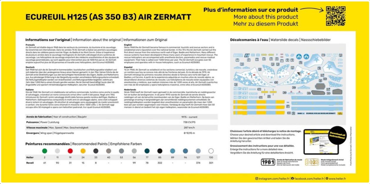STARTER KIT ECUREUIL H125 (AS 350 B3) AIR ZERMATT – Image 2