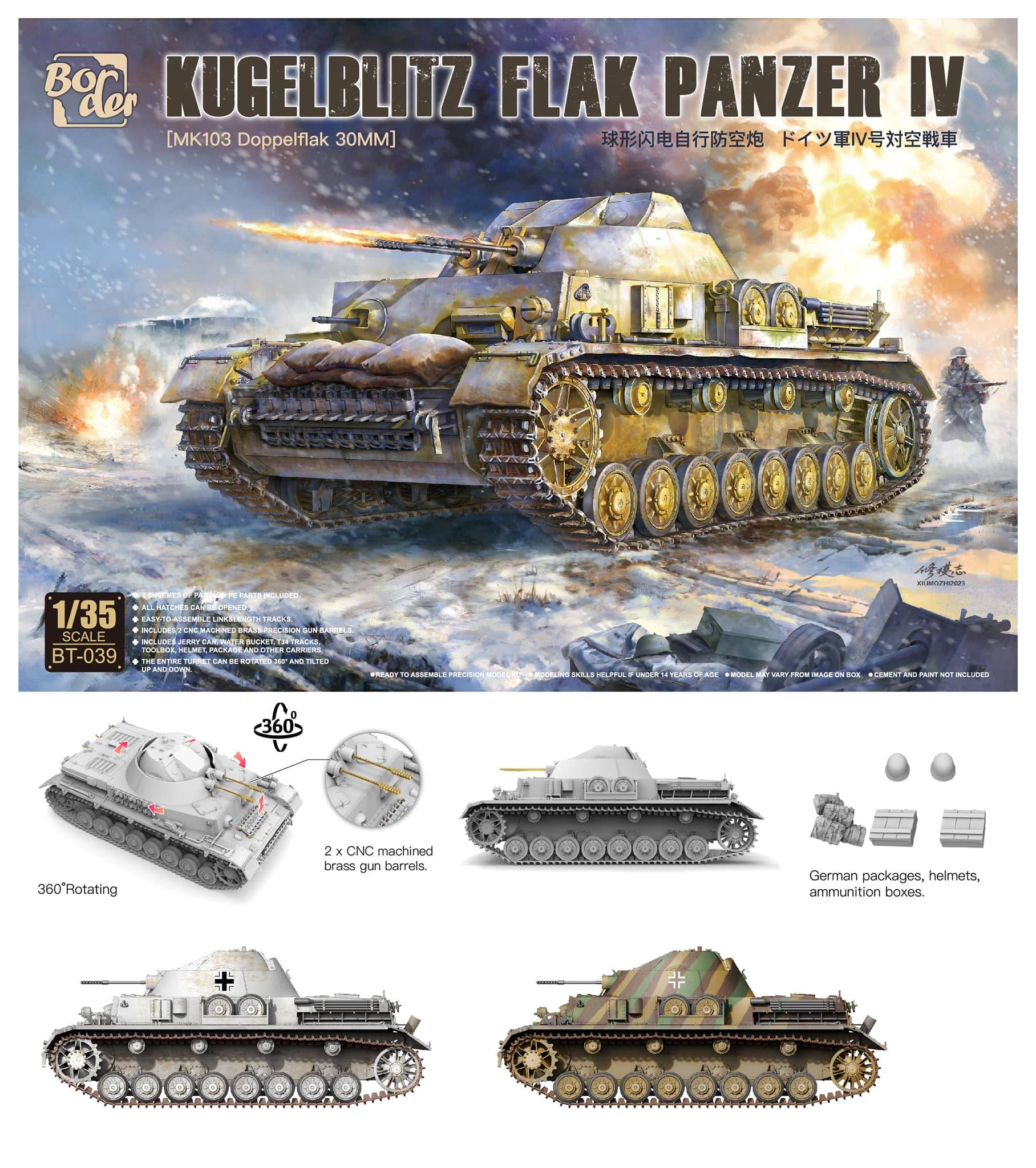 Kugelblitz Flak Panzer IV (MK103 Doppelflak 30mm) – Image 2