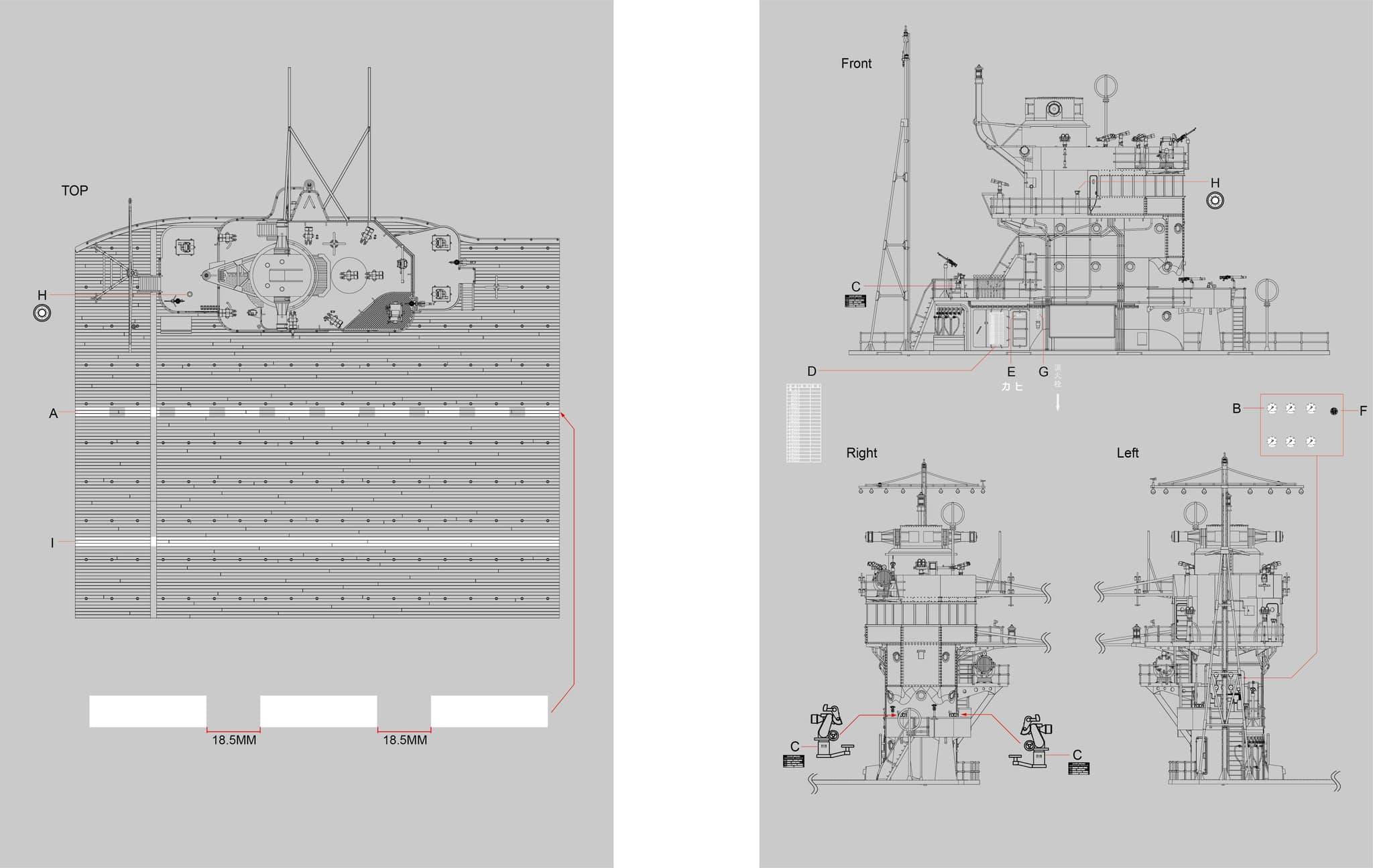 Akagi Bridge W/ Flight Deck – Image 20
